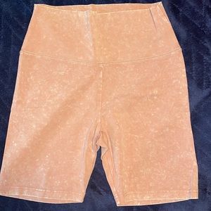 Aerie acid wash bike shorts